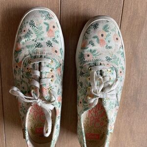 Floral Canvas Sneakers